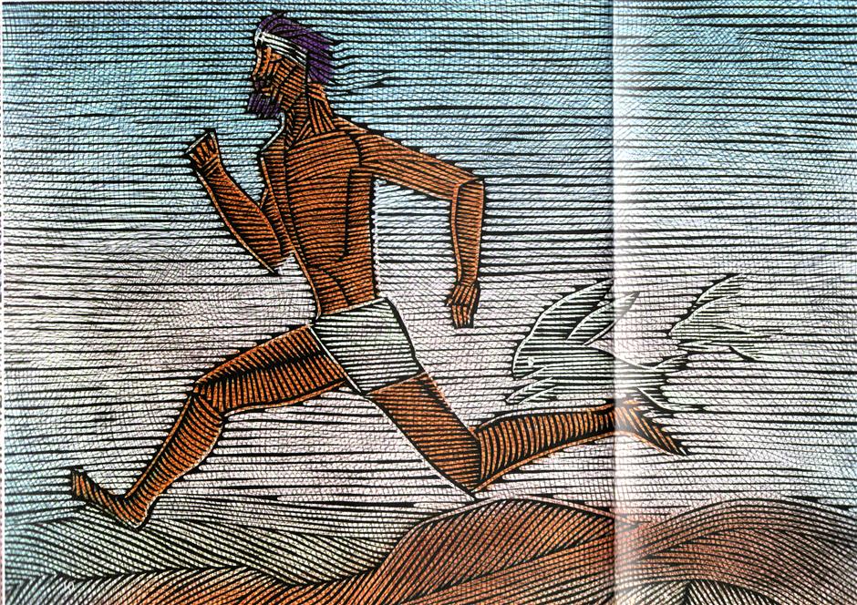 Tall tale of a giant's quest to catch the sun