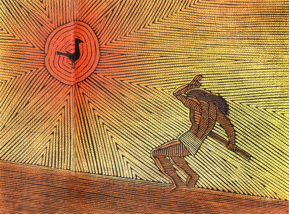 Tall tale of a giant's quest to catch the sun