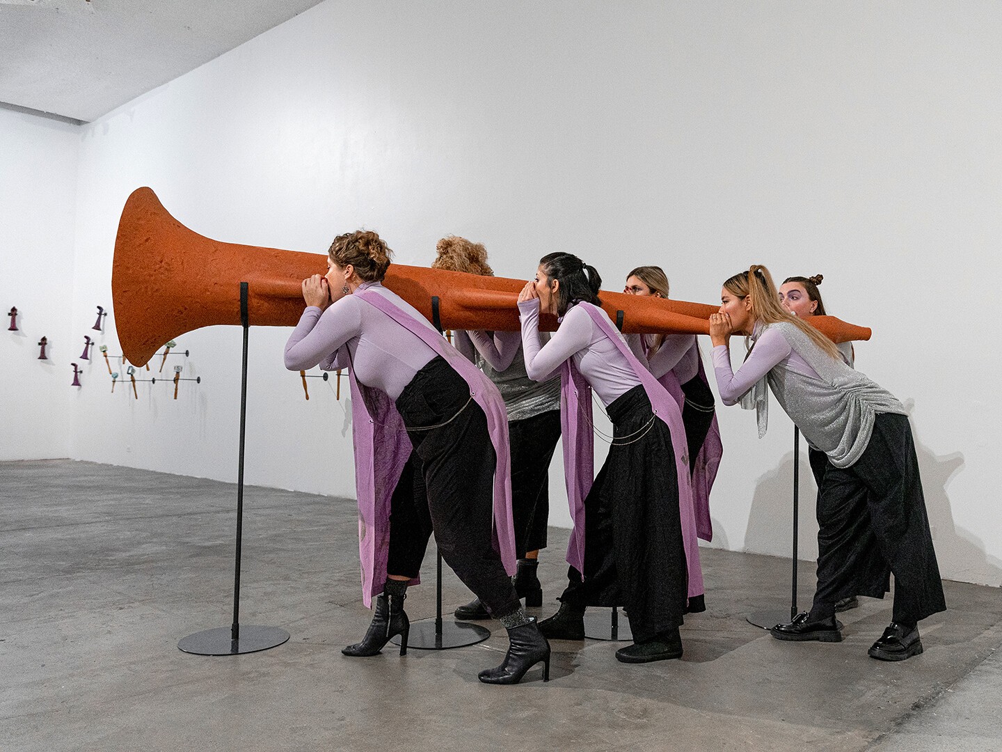 Elana Mann and Sharon Chohi Kim, Hope Is a Hammer, 2023. Performance. Photo Ruth Kim.