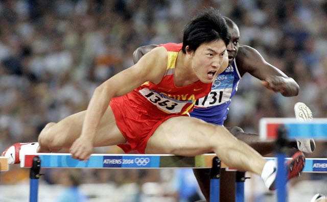famous Chinese athlete Liu Xiang