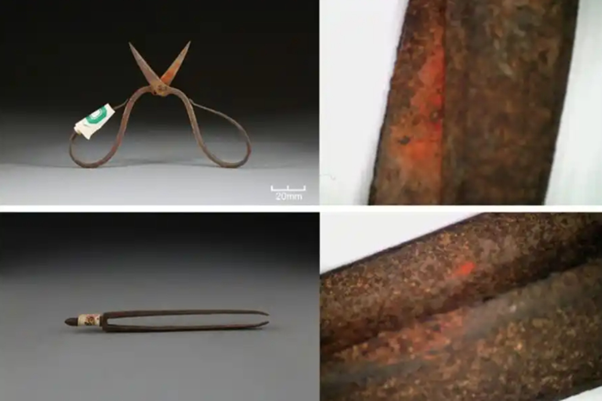 Surgical instruments excavated from a Ming Dynasty (1368-1644) tomb 