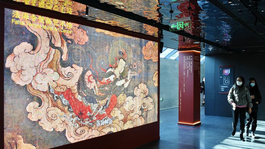 Centuries-old Buddhist mural art comes alive in Beijing